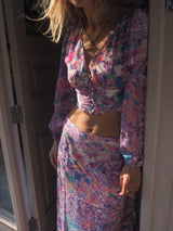 Rock & Roll Pink Silk Blouse