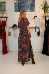 Luna Wrap Dress Rock & Roll