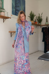 Rock & Roll Pink Silk Scarf