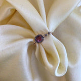 IA Jewels 9 Carat Gold Ring with Tourmaline and Diamonds