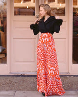 Golden Pheasant Silk Bea Dress