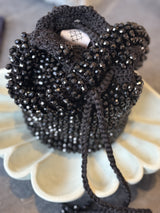 Black Handmade Cerrejón Beaded Bag