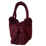 Vino Pom Pom Bag