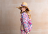 Spring Rock & Roll Pink Silk Blouse