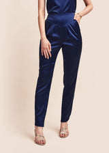 Estella Ink Silk Trousers