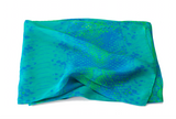 Green goddess Silk Scarf
