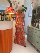 Golden Pheasant Silk Bea Dress