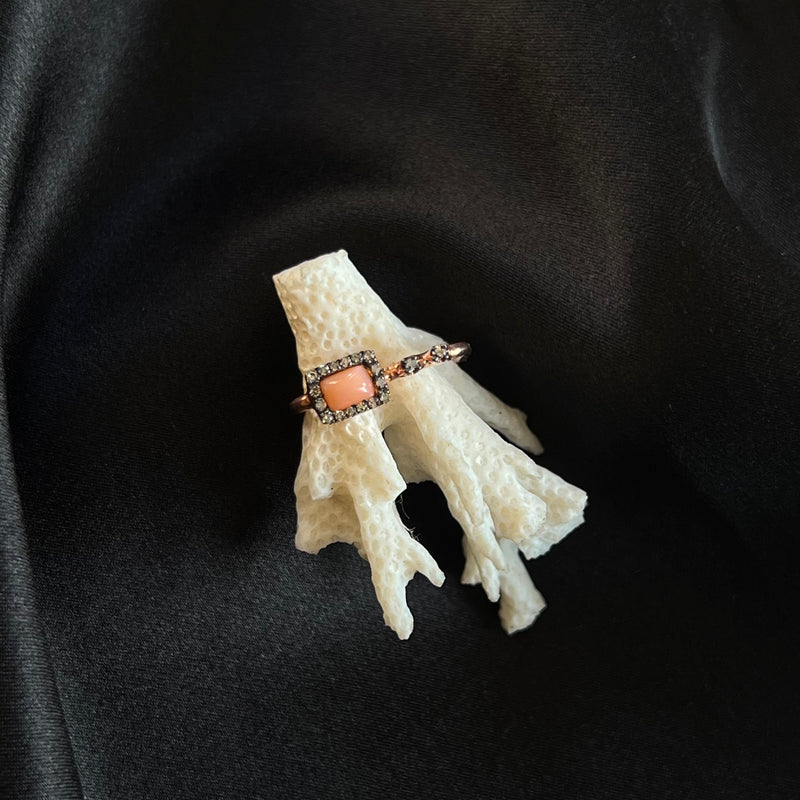 IA Jewels Coral Thin Ring