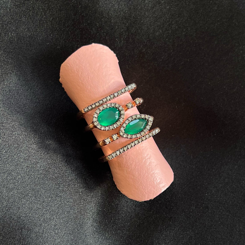 IA Jewels Green Onyx Ring