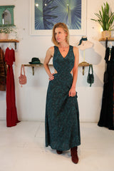 Backless Bea Dress Butterfly Palms