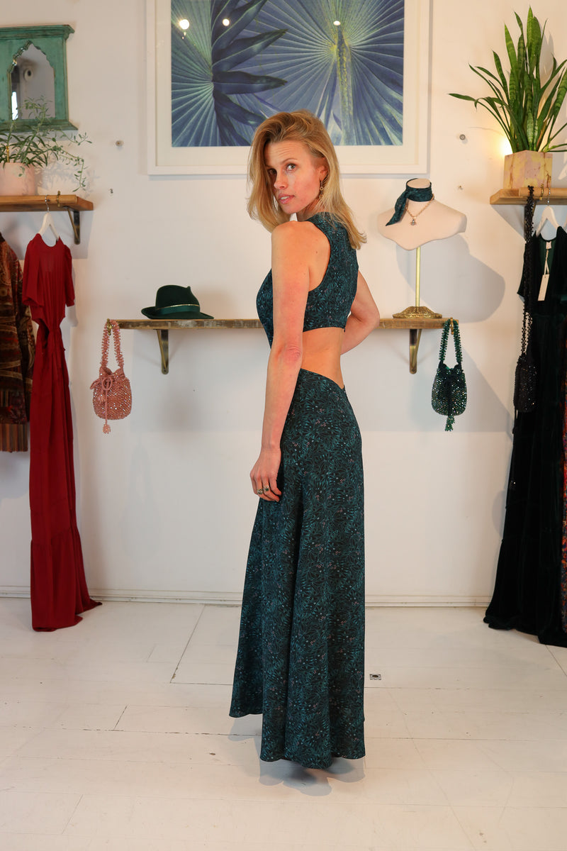 Backless Bea Dress Butterfly Palms