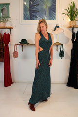 Backless Bea Dress Butterfly Palms