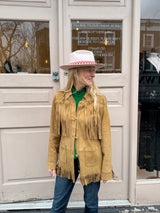 Suede tassel jacket