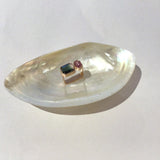 IA Jewels gold ring with bicolour and pink tourmalines