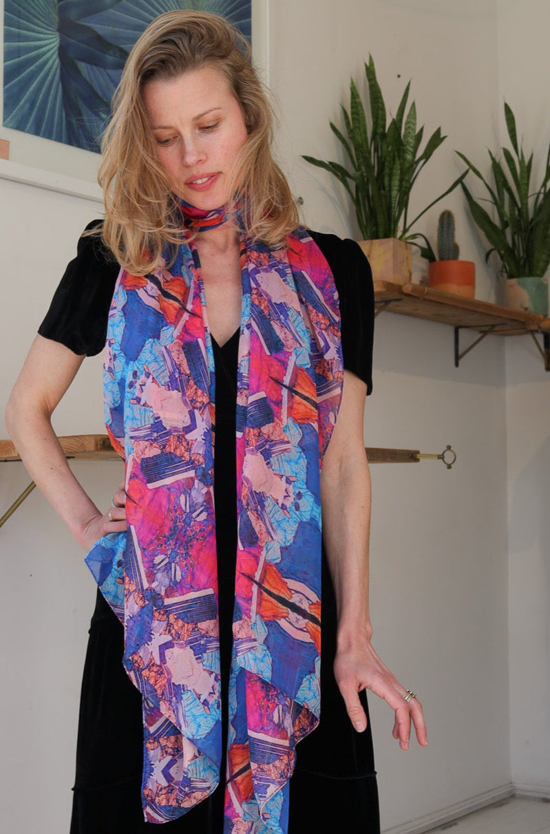 silk scarf london
