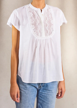 M.A.B.E. FREYA TOP - WHITE
