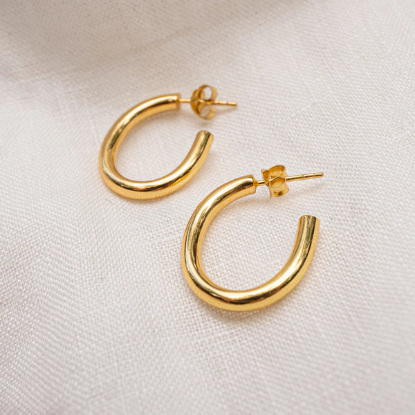 Chunky Oval Hoops