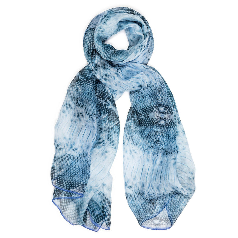 Blue Goddess Silk Scarf