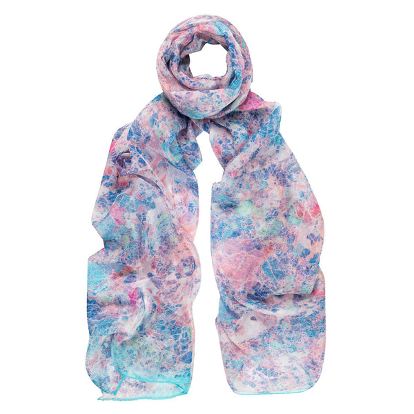 Rock & Roll Pink Silk Scarf