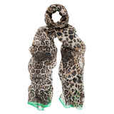 Leopard Lux Silk Scarf