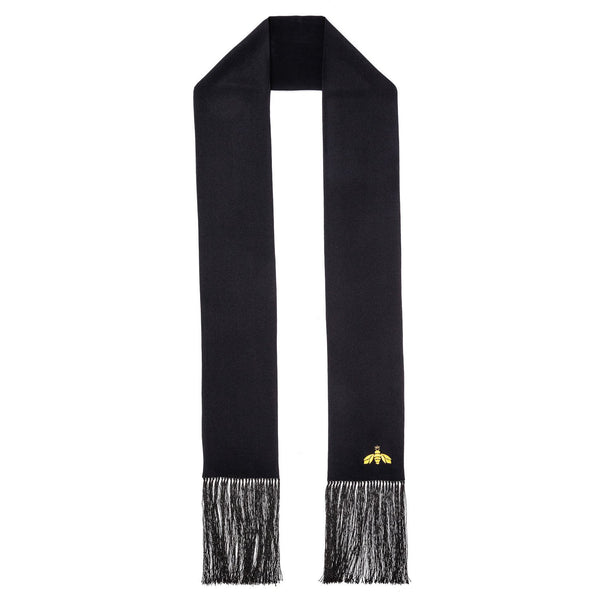 Bee Lux - Black Silk Scarf