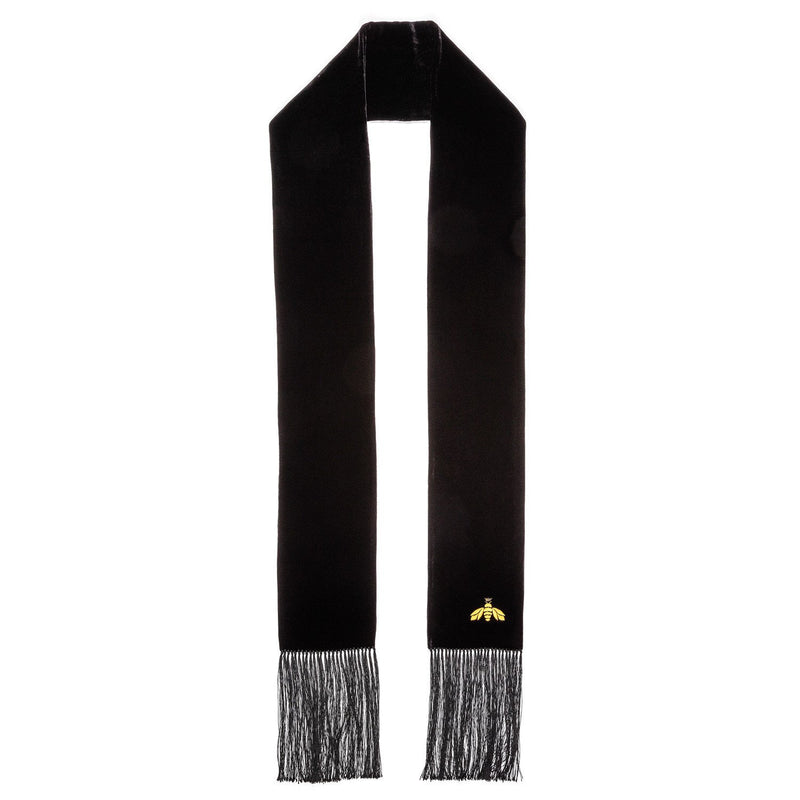 Bee Lux - Black Velvet Scarf