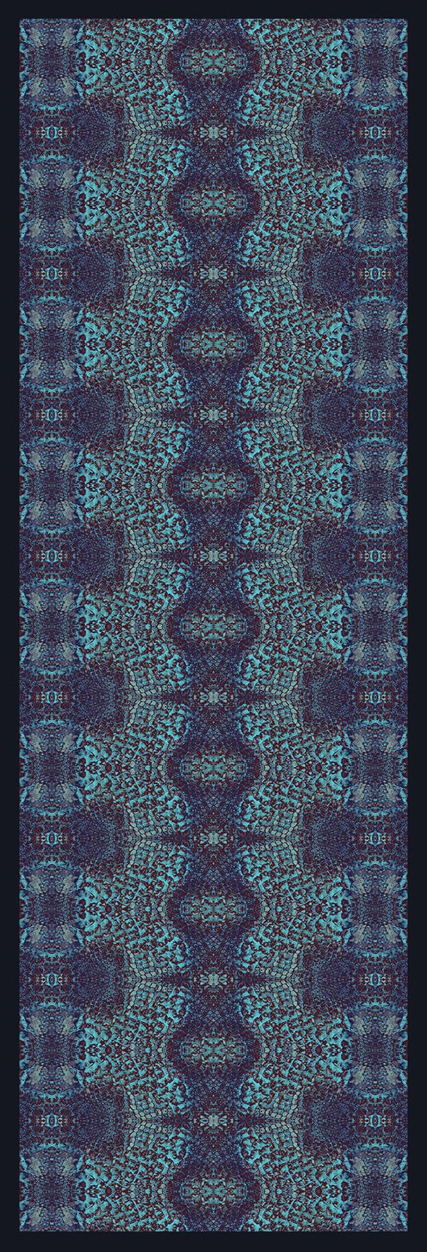 Cyan Goddess Silk Scarf