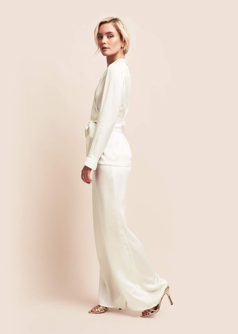 Roxy Ivory Silk Jacket