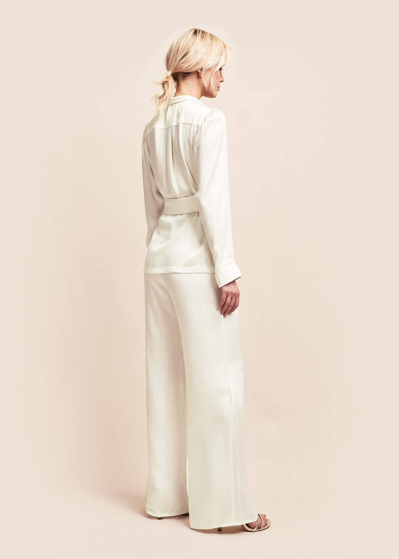 Roxy Ivory Silk Jacket