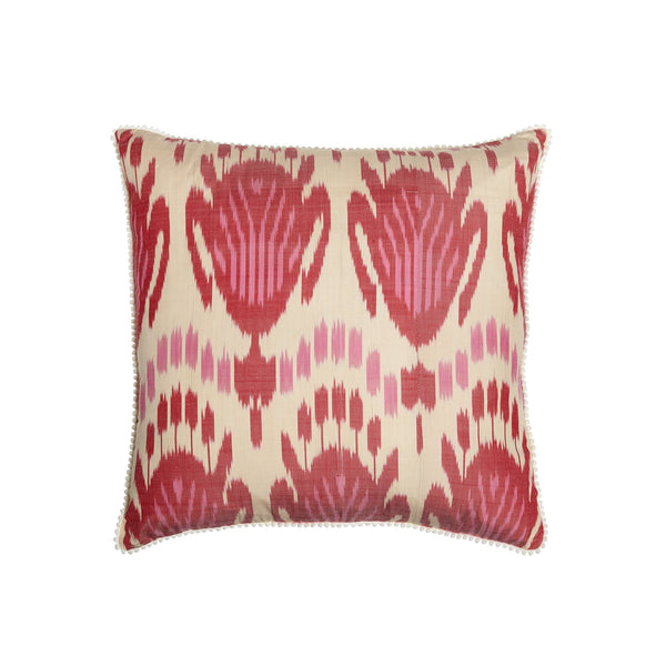 Pink & Red - Square Cushion