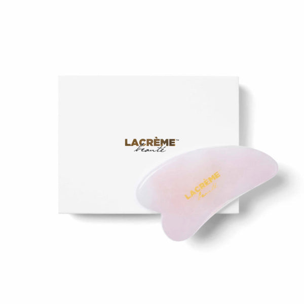 La Créme Beauté - Rose Quartz Large Gua Sha