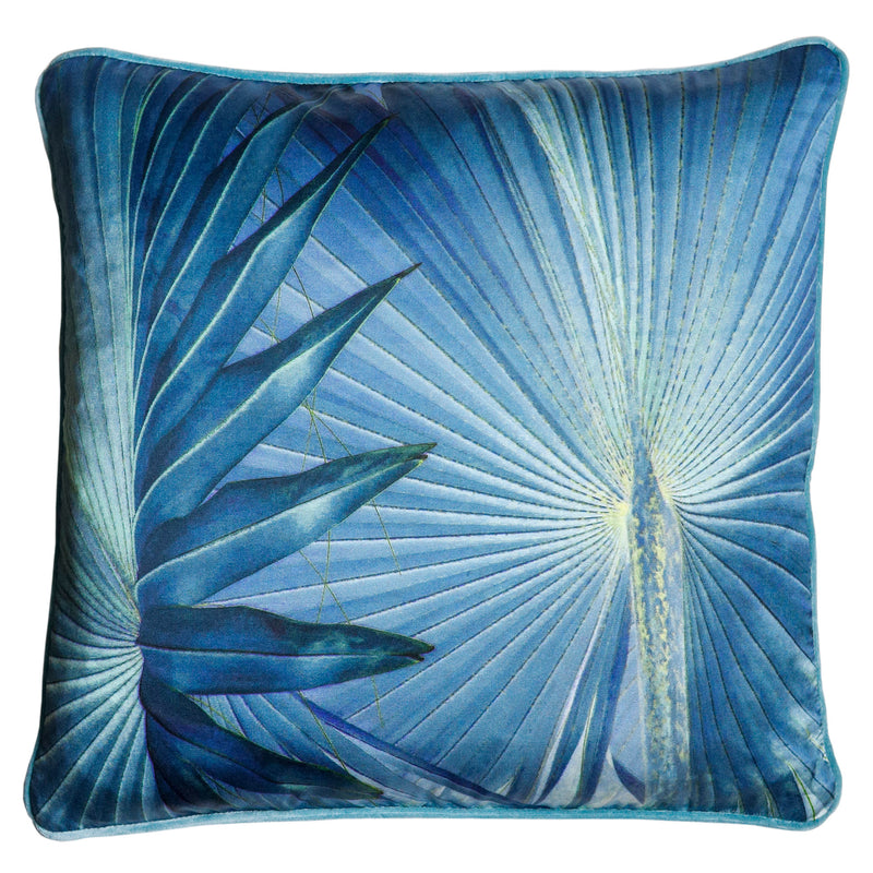 Palm Blue Cushion