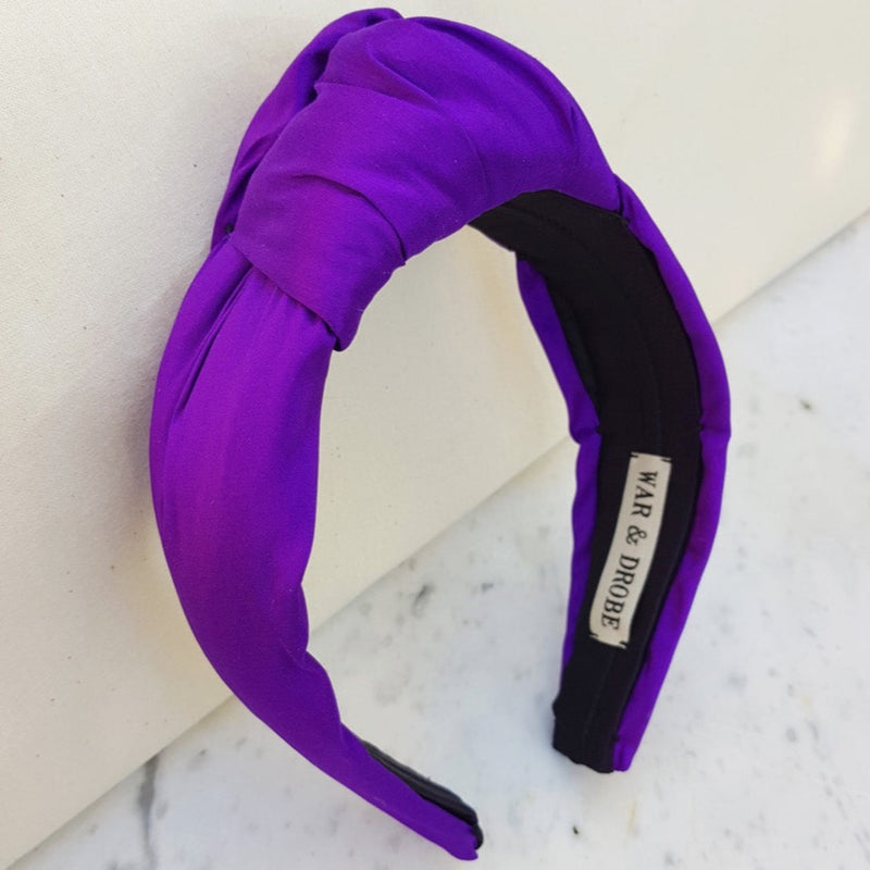 Purple Silk Turban Pre-Order