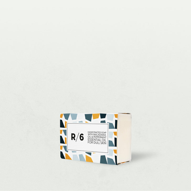 R/6 Handcrafted Soap with Macadamia Oil & Peppermint Essential Oil