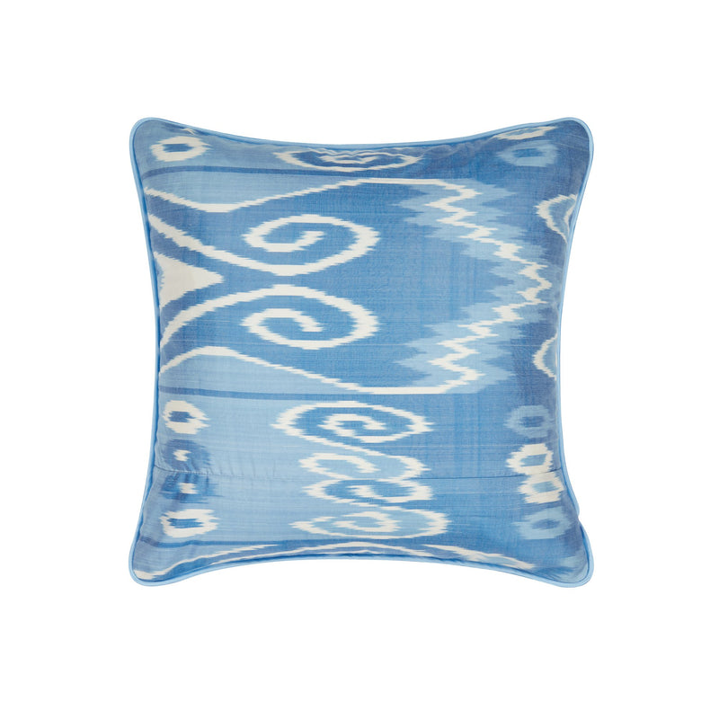 Light Blue & Dark Blue - Square Cushion