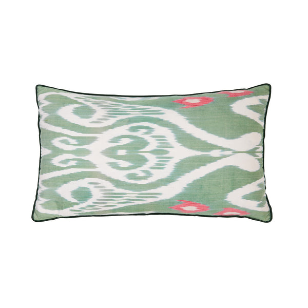 Green & Pink - Rectangular Cushion