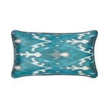 Verdigris & Jade Green - Rectangular Cushion