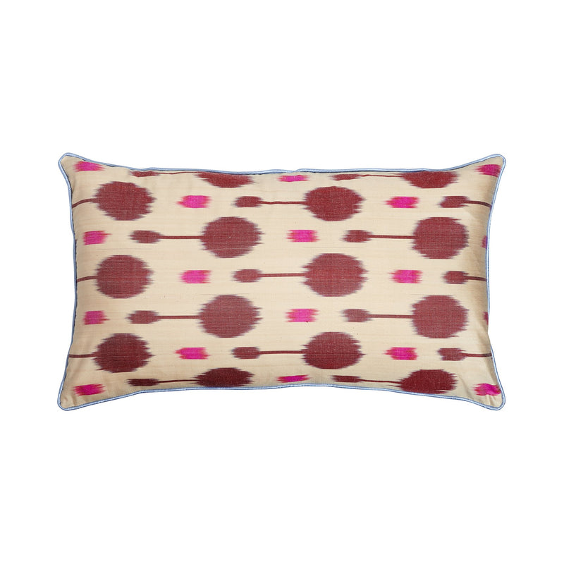 Pink & Burgundy - Rectangular Cushion