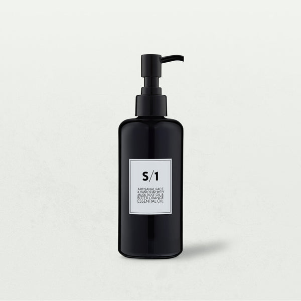 S/1 Artisinal Face and Hand Soap with Rose Musk Oil & Bitter Orange Essential Oil