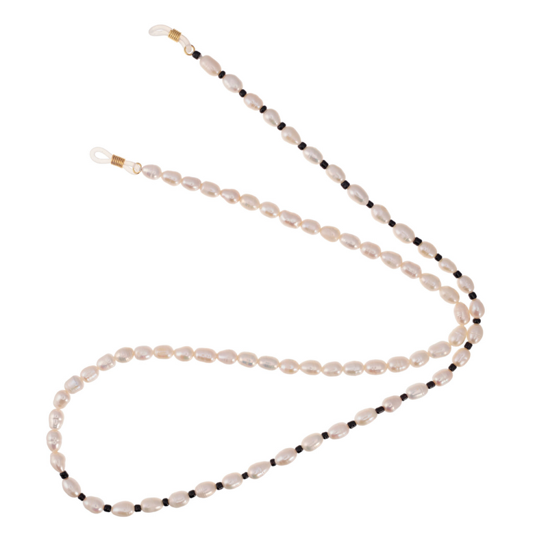 Monochrome Pearl Sunglasses Chain