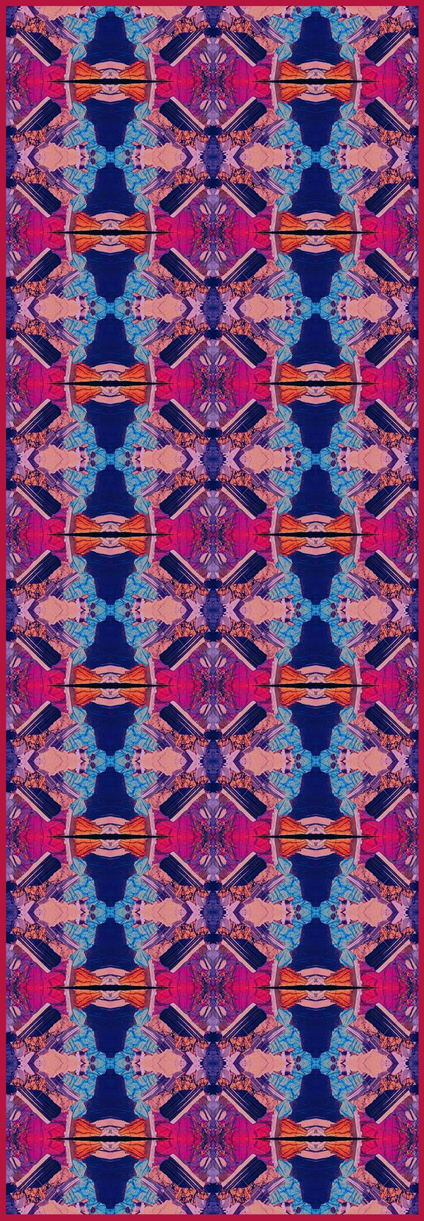 Twinning Crystal Silk Scarf