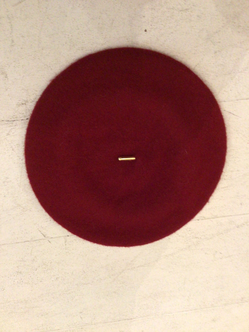 Burgundy Beret Domville