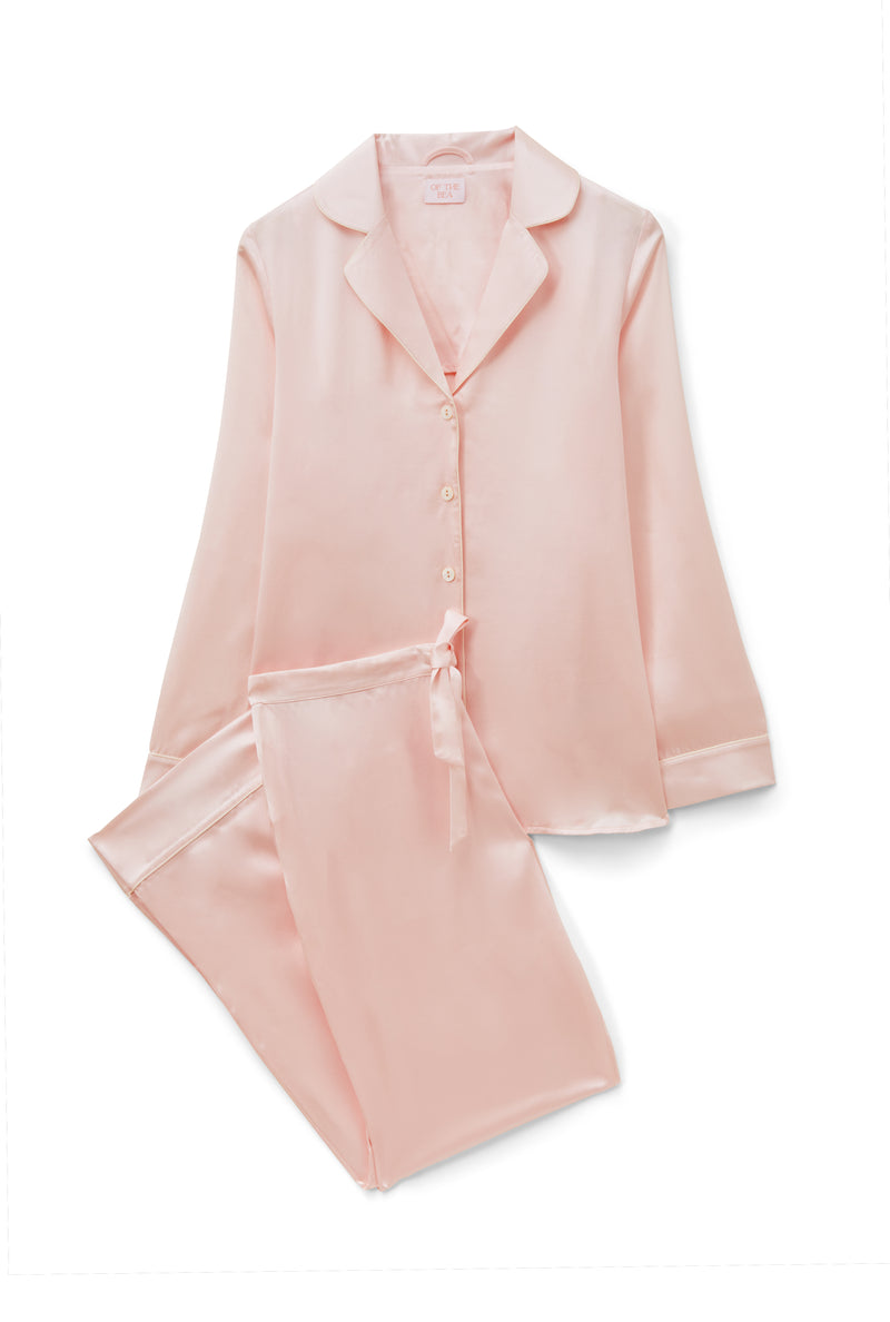 Pink Silk Pyjamas Of The Bea Pink Silk Pyjamas Of The Bea