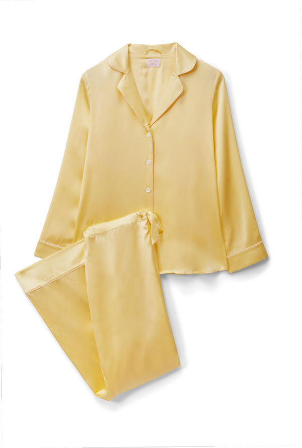 Yellow Silk Pyjamas